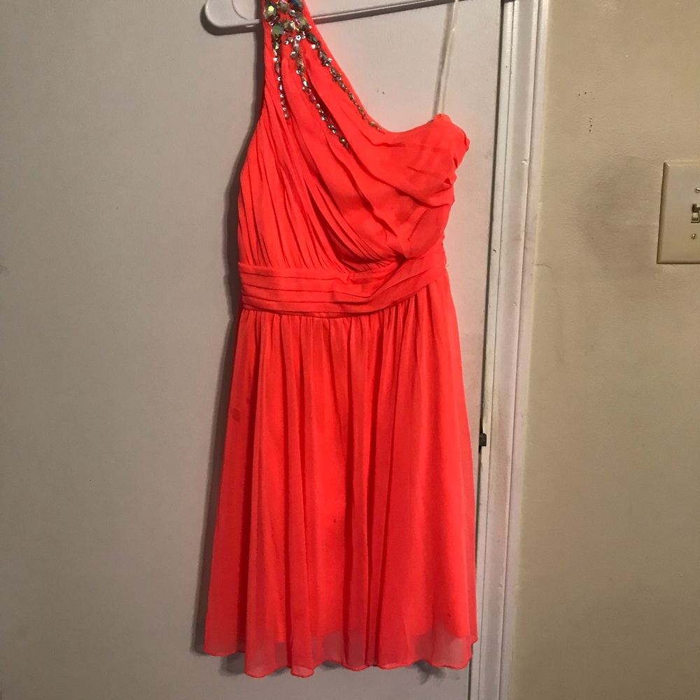 Navy blue prom dress